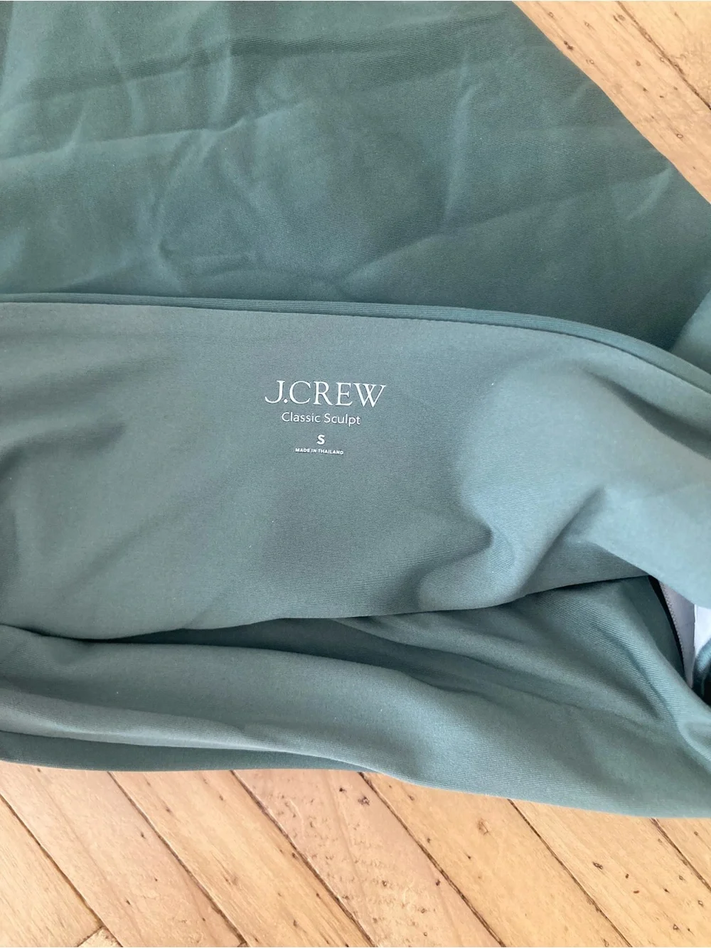 J Crew Hallie high-waisted bikini bottom- small- Simply Sage